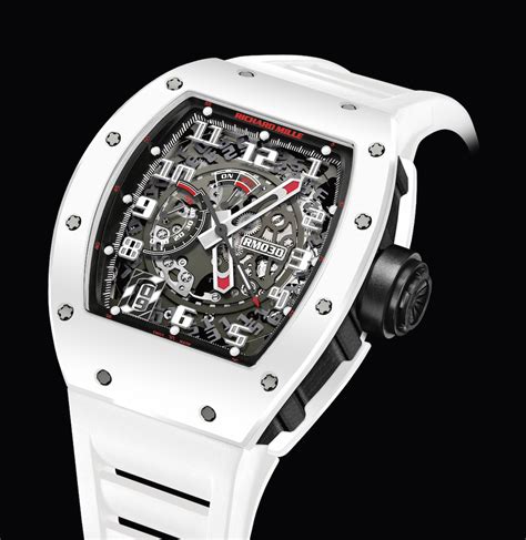 richard mille white tpt|richard mille automatic watch.